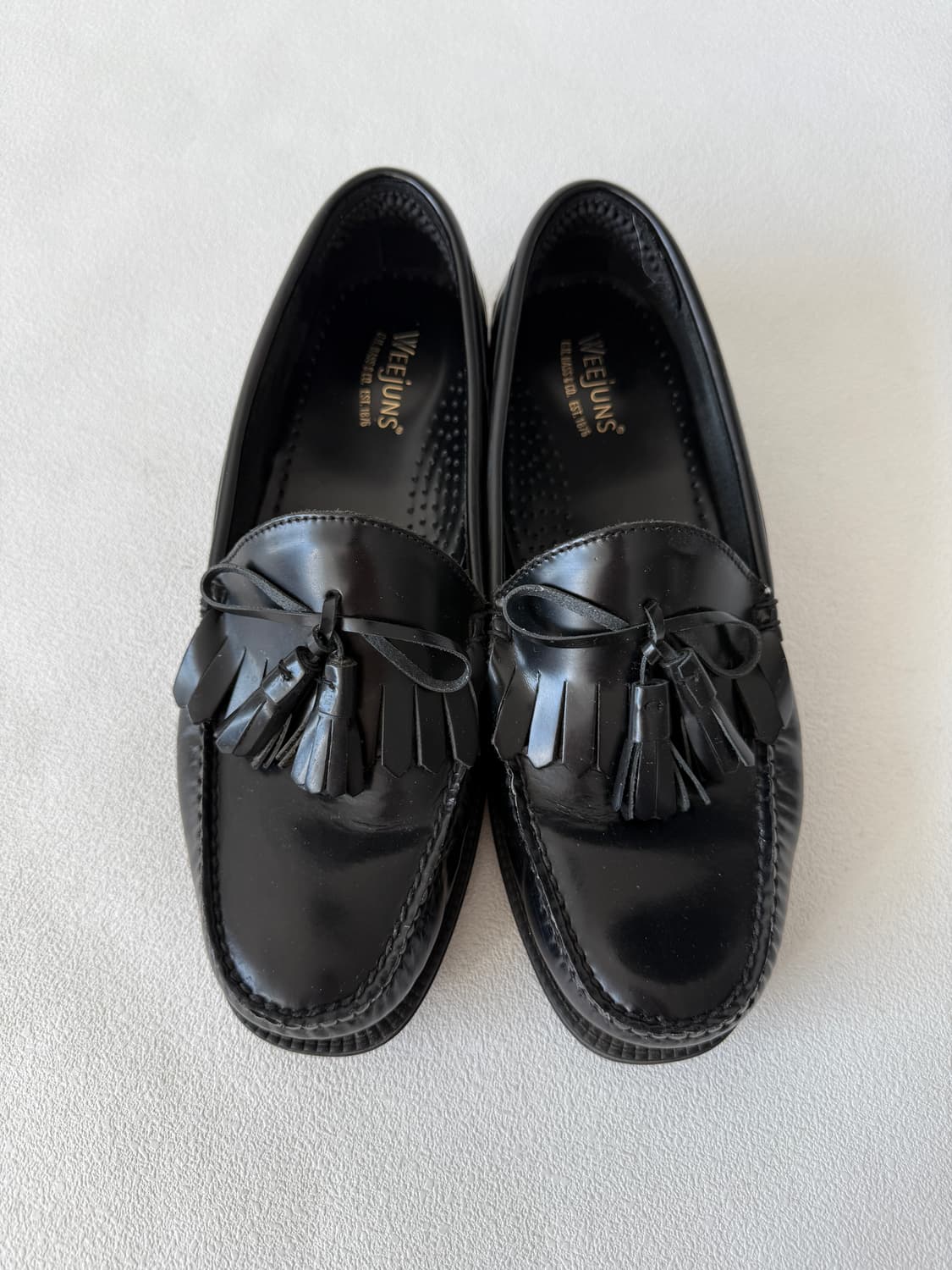 [UK7.5]G.H.BASS&CO 레더 테슬 로퍼 상품이미지6