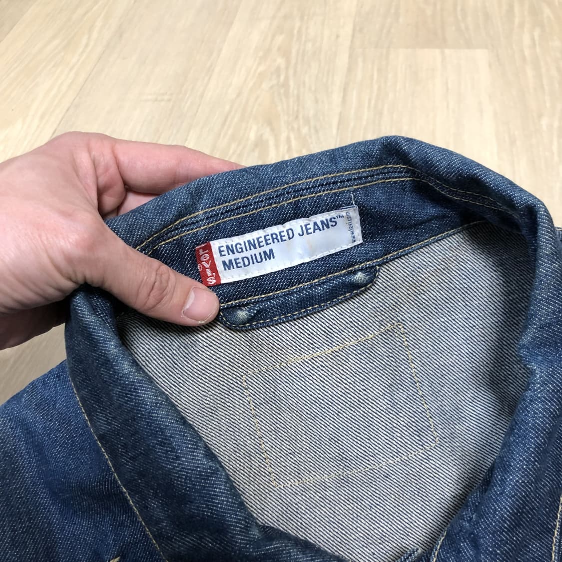 (M) 00's 리바이스 엔지니어드진 70100-0835 데님 엔진 자켓 상품이미지5
