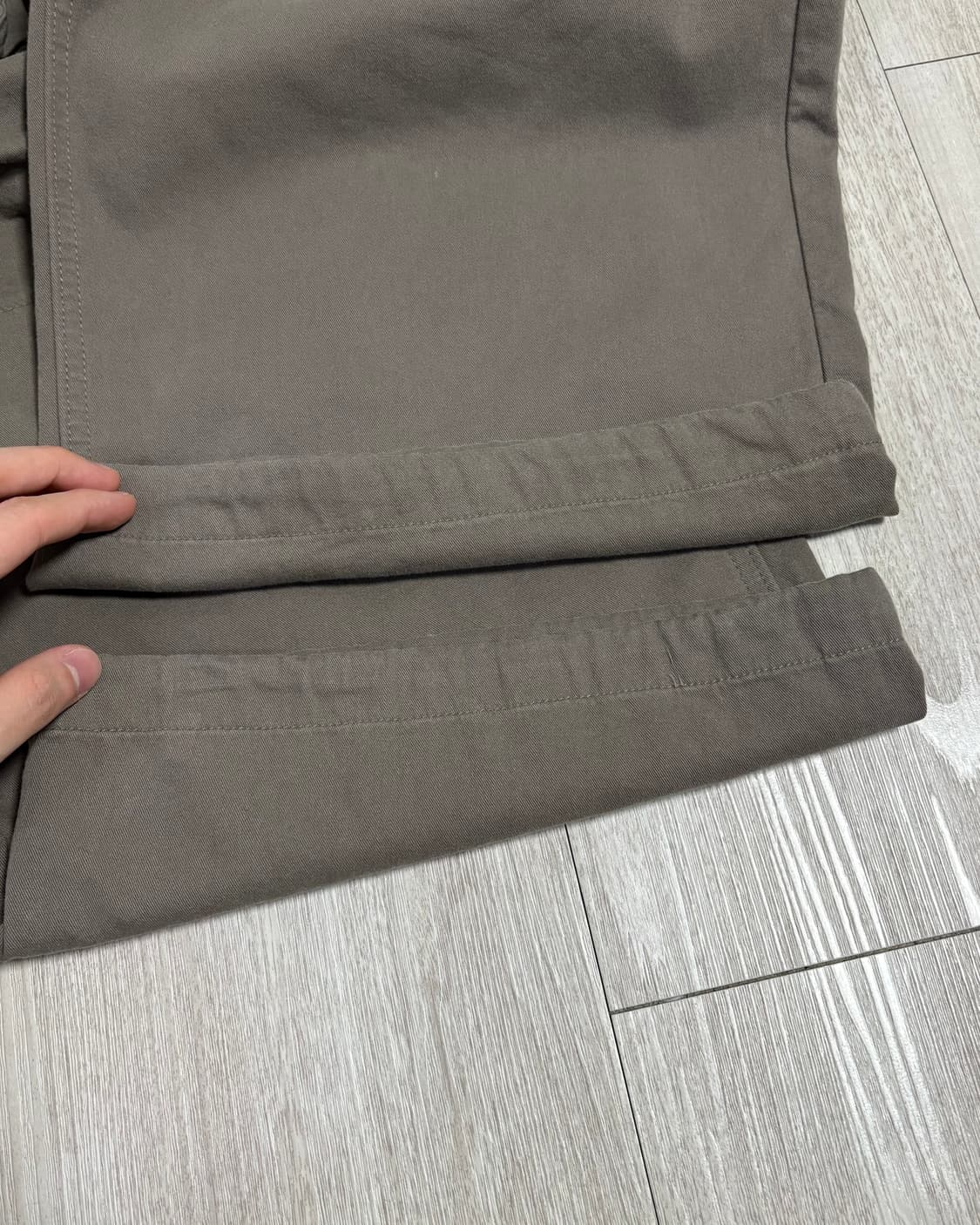 [2]폴리테루 벨티드 카고 올리브 그레이 상품이미지5