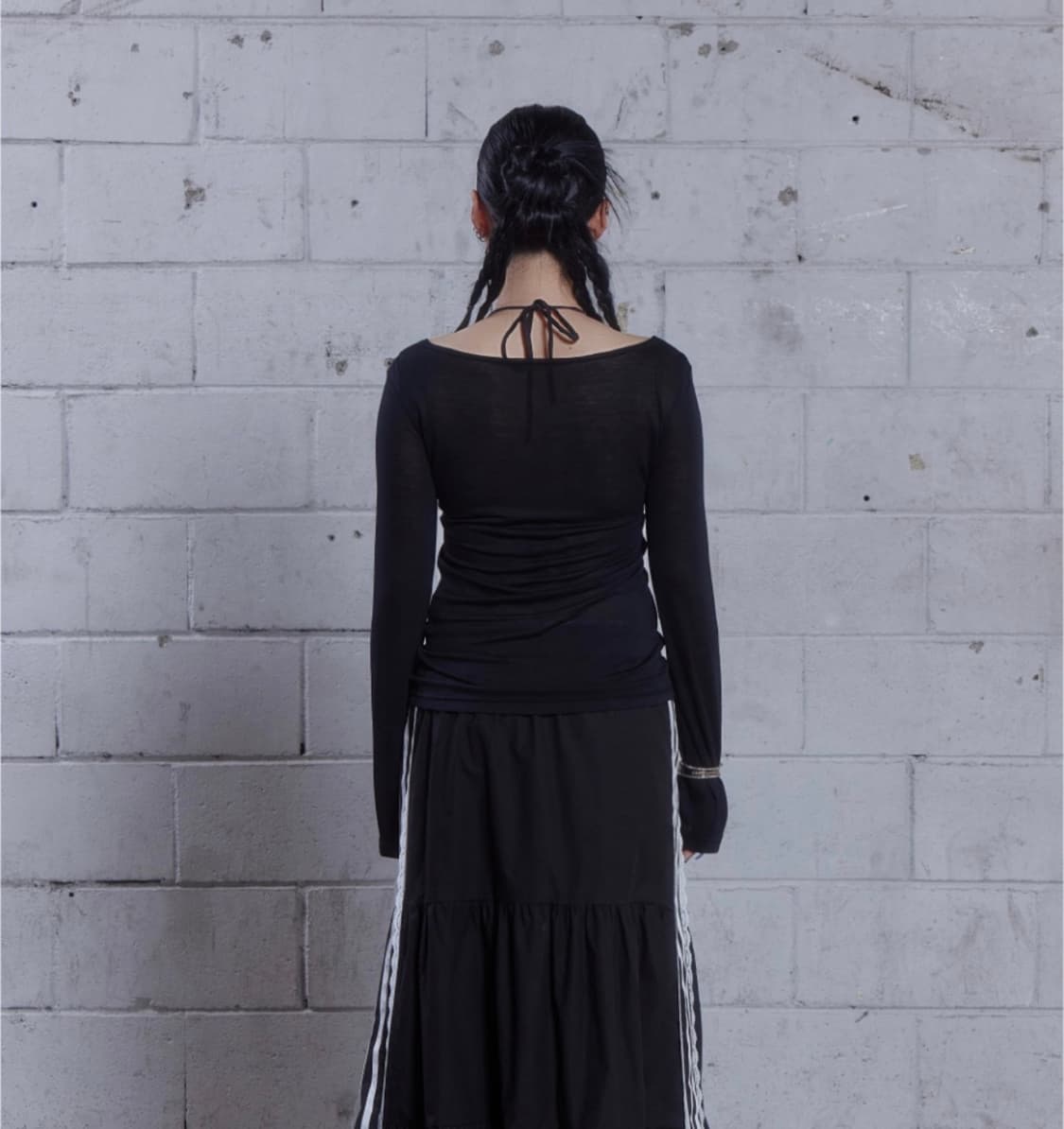 디오스피스 레터링 시어 롱슬리브 상품이미지4