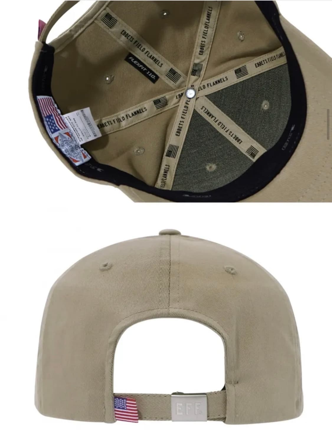 이벨핏드 ny 볼캡 베이지색 상품이미지2