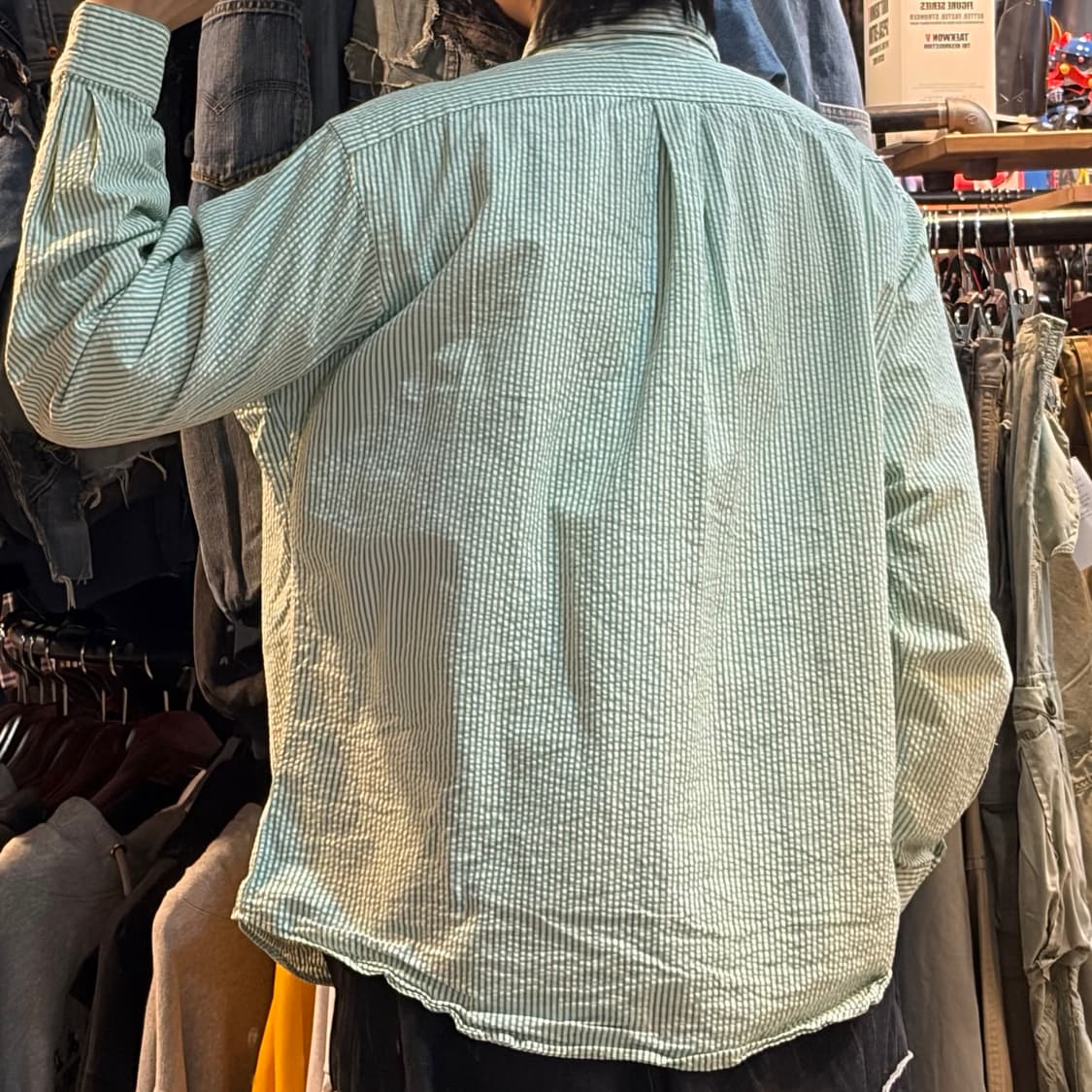 [No.9]Polo 폴로 스트라이프 긴팔셔츠 상품이미지5