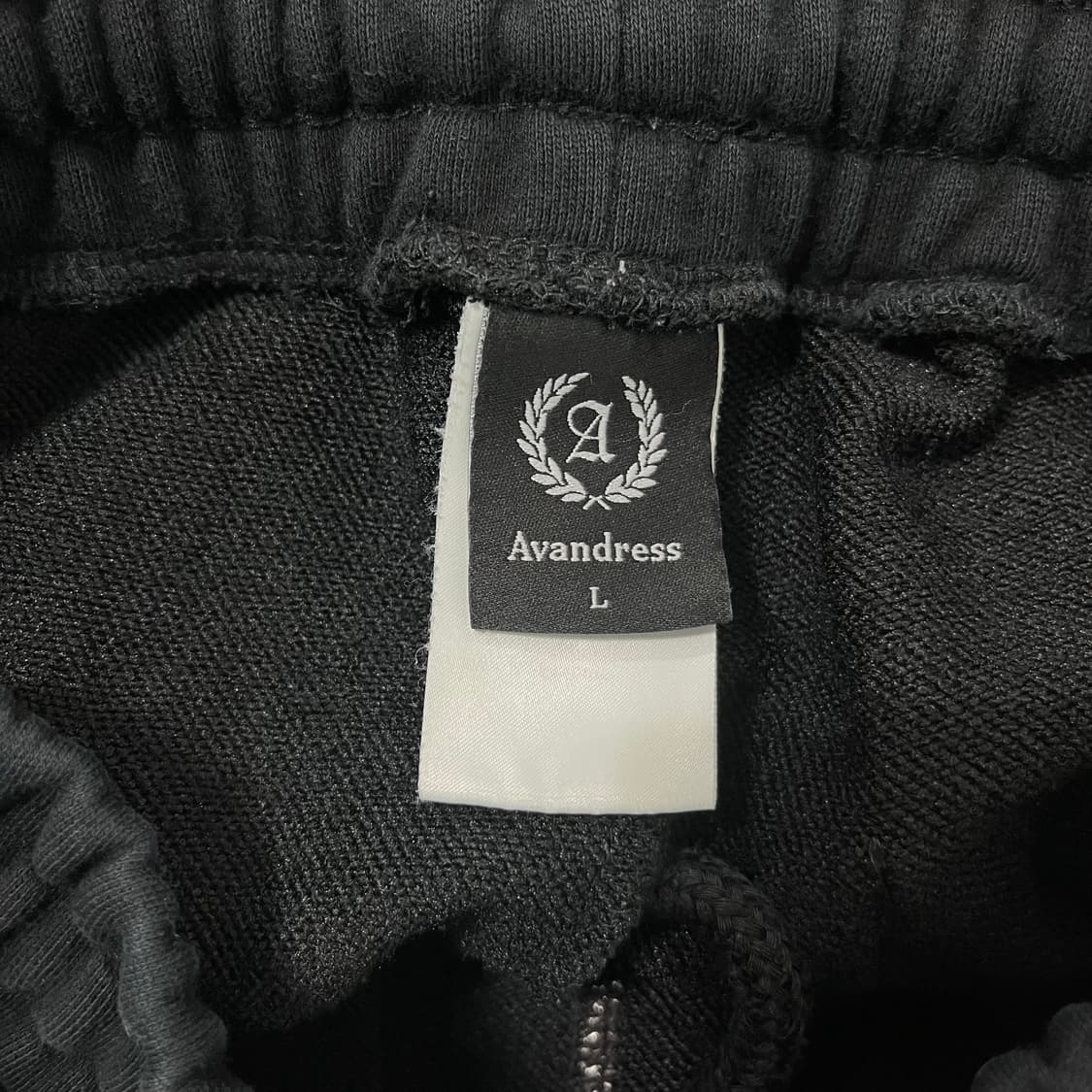 어반드레스(AVANDREE) 스냅 와이드 밴딩 스웻 팬츠 상품이미지7