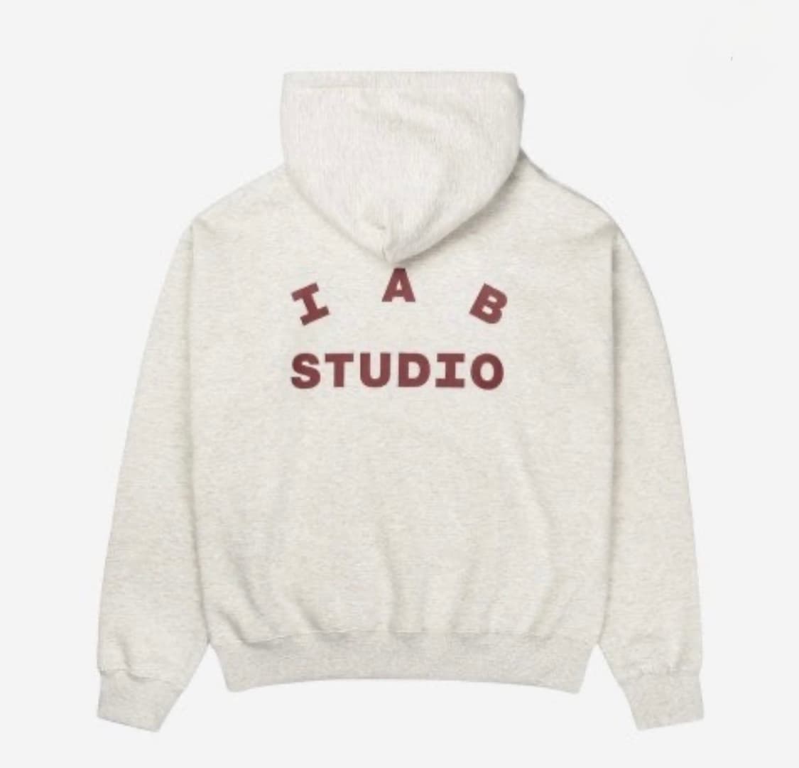 아이앱 오트밀 버건디 후드티 S 상품이미지1