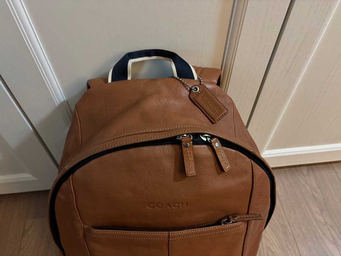 코치 올가죽 백팩 남여공용 라지백팩 상품이미지2