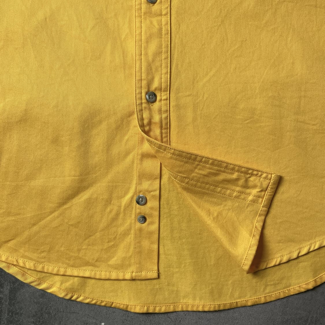 WRANGLER  랭글러 빈티지 옐로우 코튼 셔츠 A00651 상품이미지5