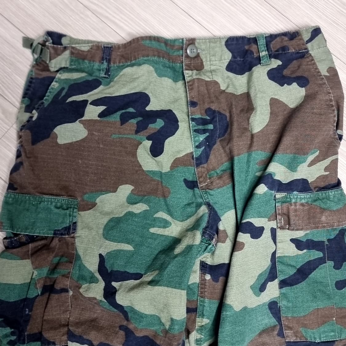 미군 우드랜드 카모 밀리터리 카고 바지(실측) 상품이미지4