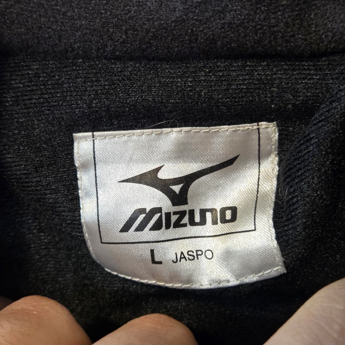 JPN 미즈노 블랙 배색 바람막이 자켓 상품이미지8