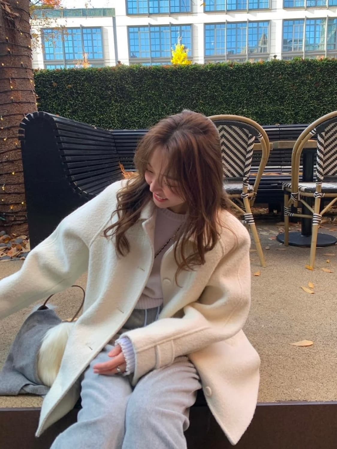 타낫 에토 알파카 하프코트 상품이미지3