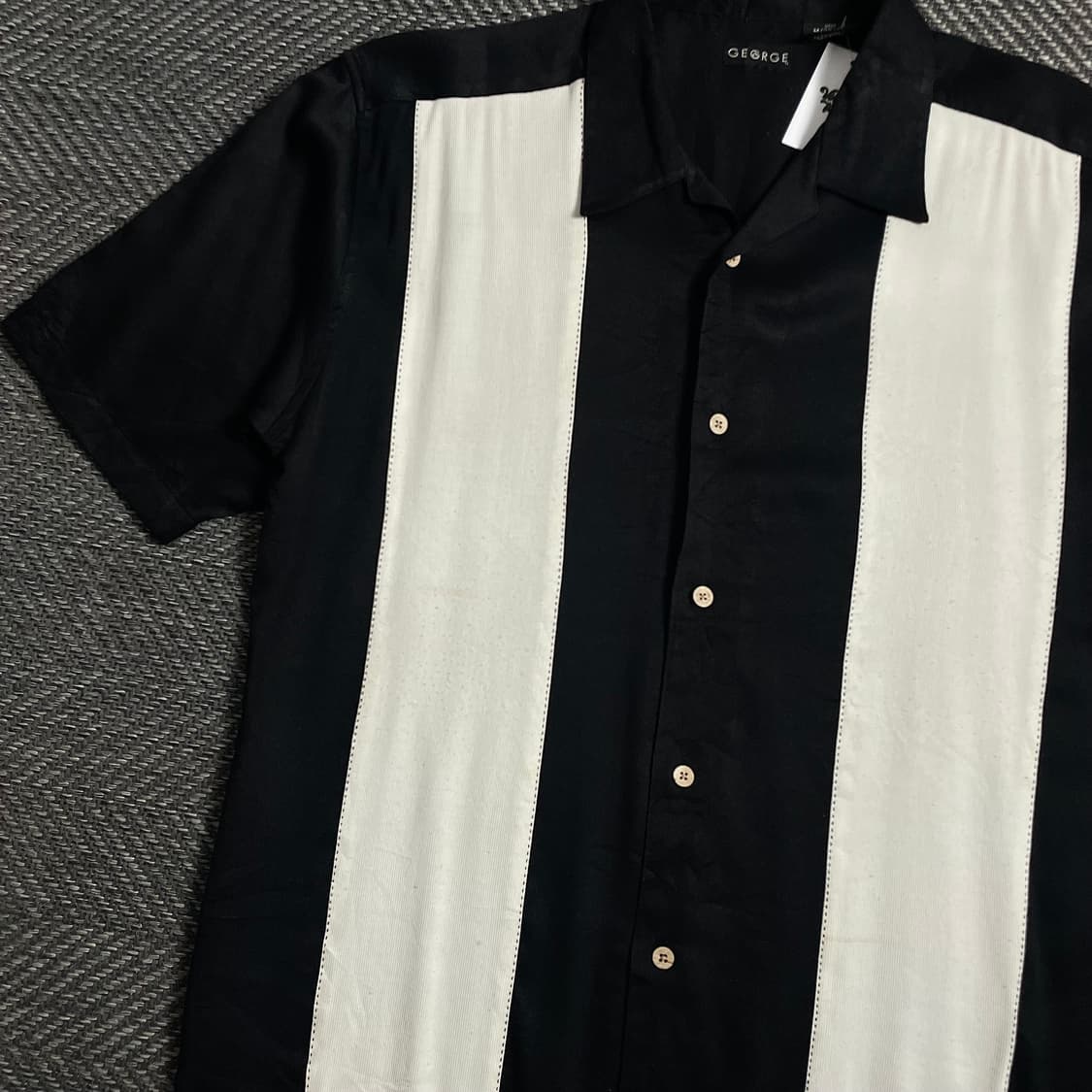 USA 오리지날 빈티지 패턴 쿠바 셔츠o 3972 상품이미지3