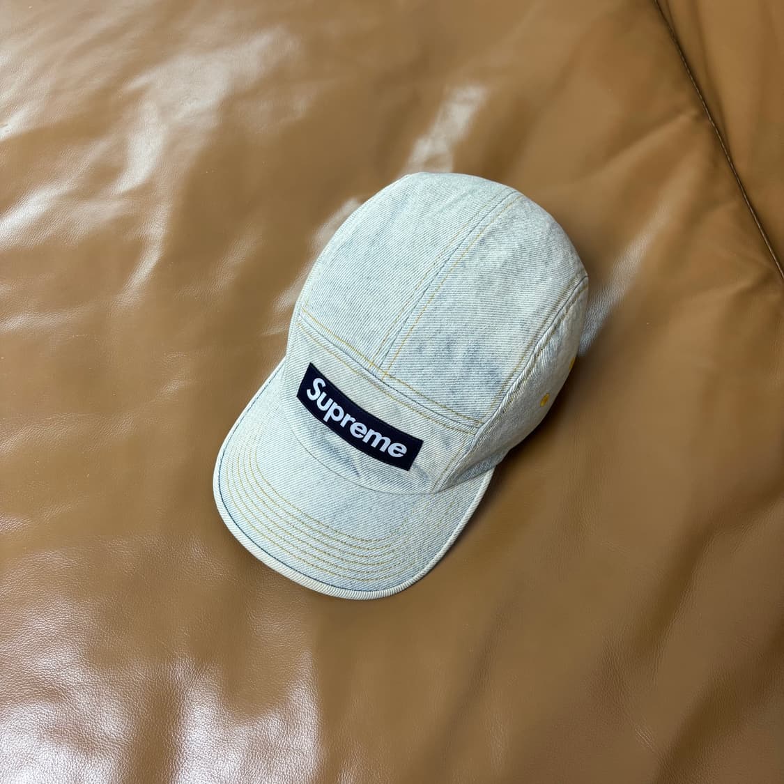 Supreme 슈프림 23ss 워시드 더티 인디고 데님 캠프캡 모자 상품이미지6
