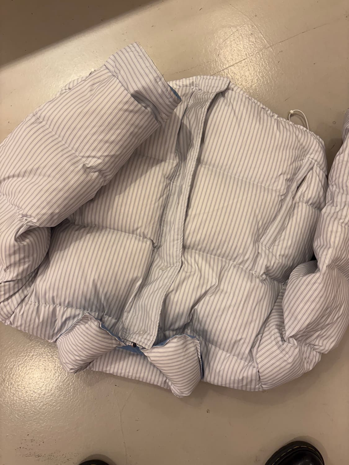 [S] SSSTUFFF 리버시블 셔츠 푸퍼 패딩 상품이미지8