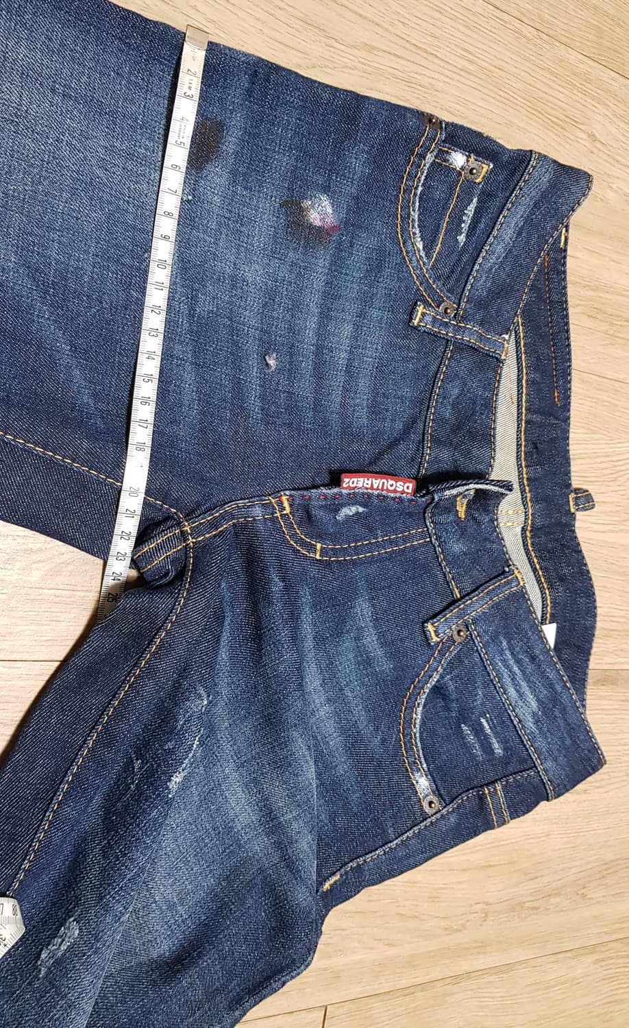 디스퀘어드 여성 스키니 데님 S75LA0536 매장판 뒷지퍼 상품이미지7