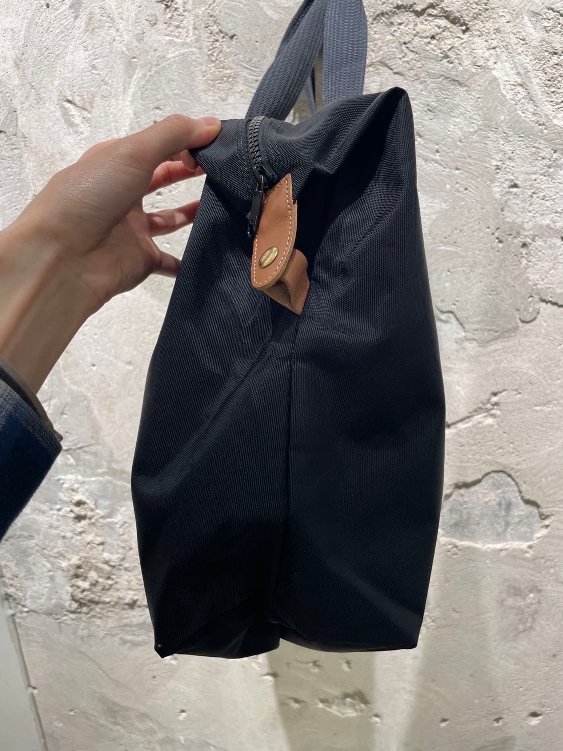 쿠레쥬 블랙 나일론 보스턴백 상품이미지6