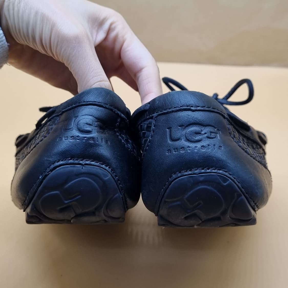 UGG 어그 가죽 남성 털로퍼 실사이즈270. 상품이미지4