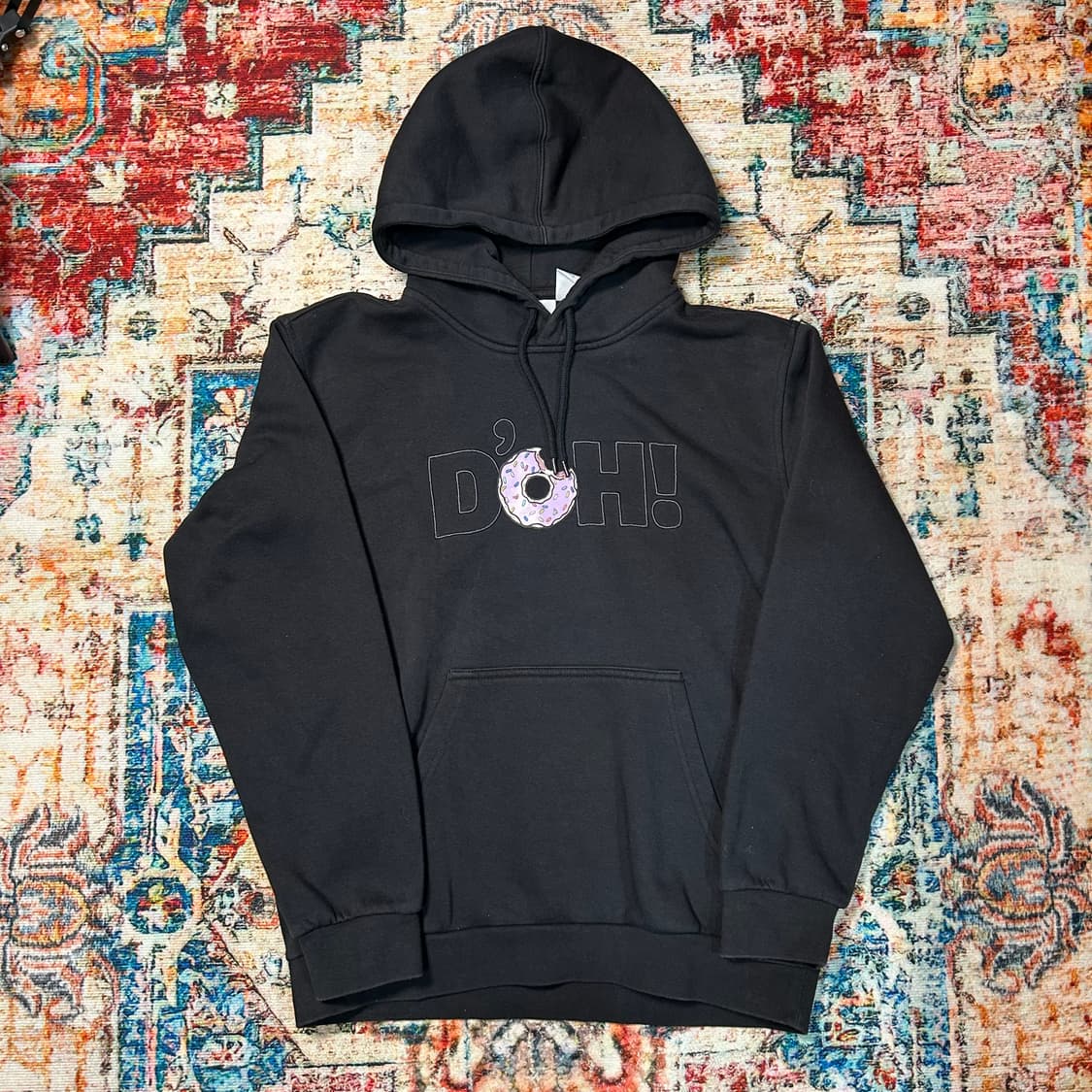 [L] 아디다스X심슨 D’oh 프린팅 후드티 상품이미지1