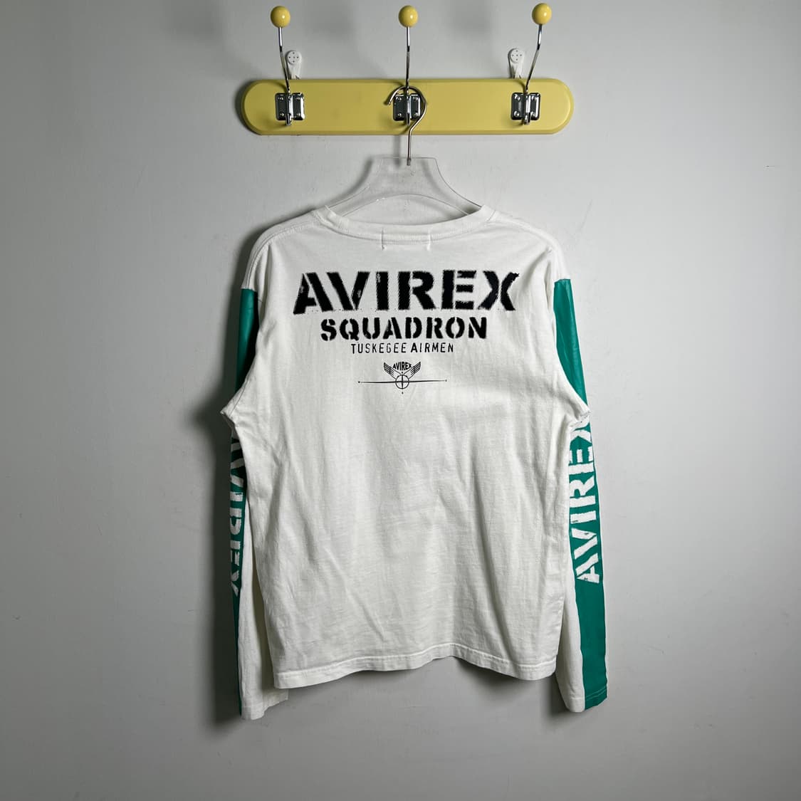 Avirex 아비렉스 화이트 코튼 롱슬리브 M 상품이미지2