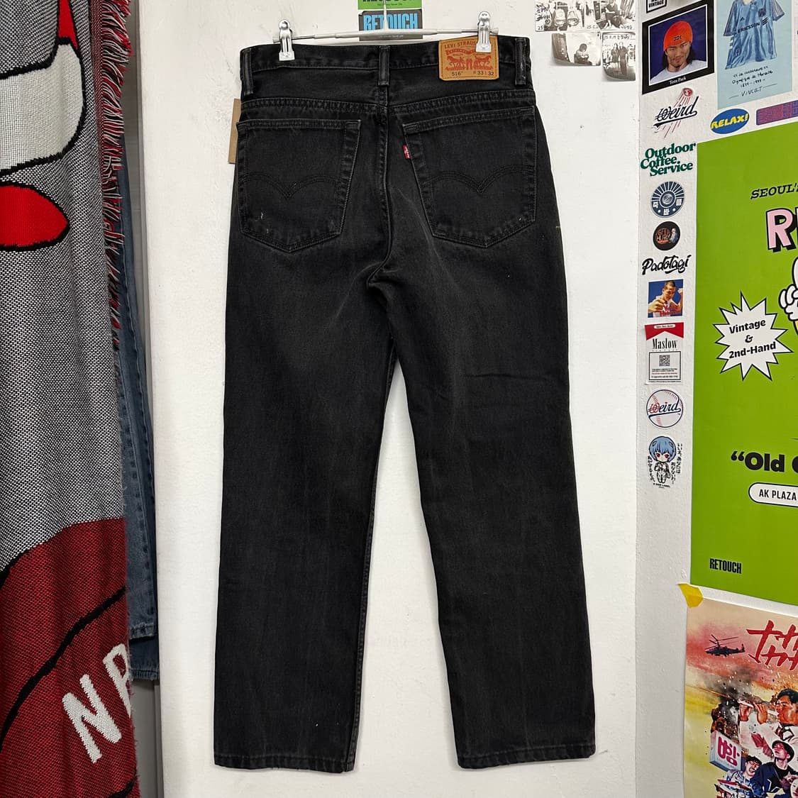 리바이스 516 페인티드 흑청 상품이미지4