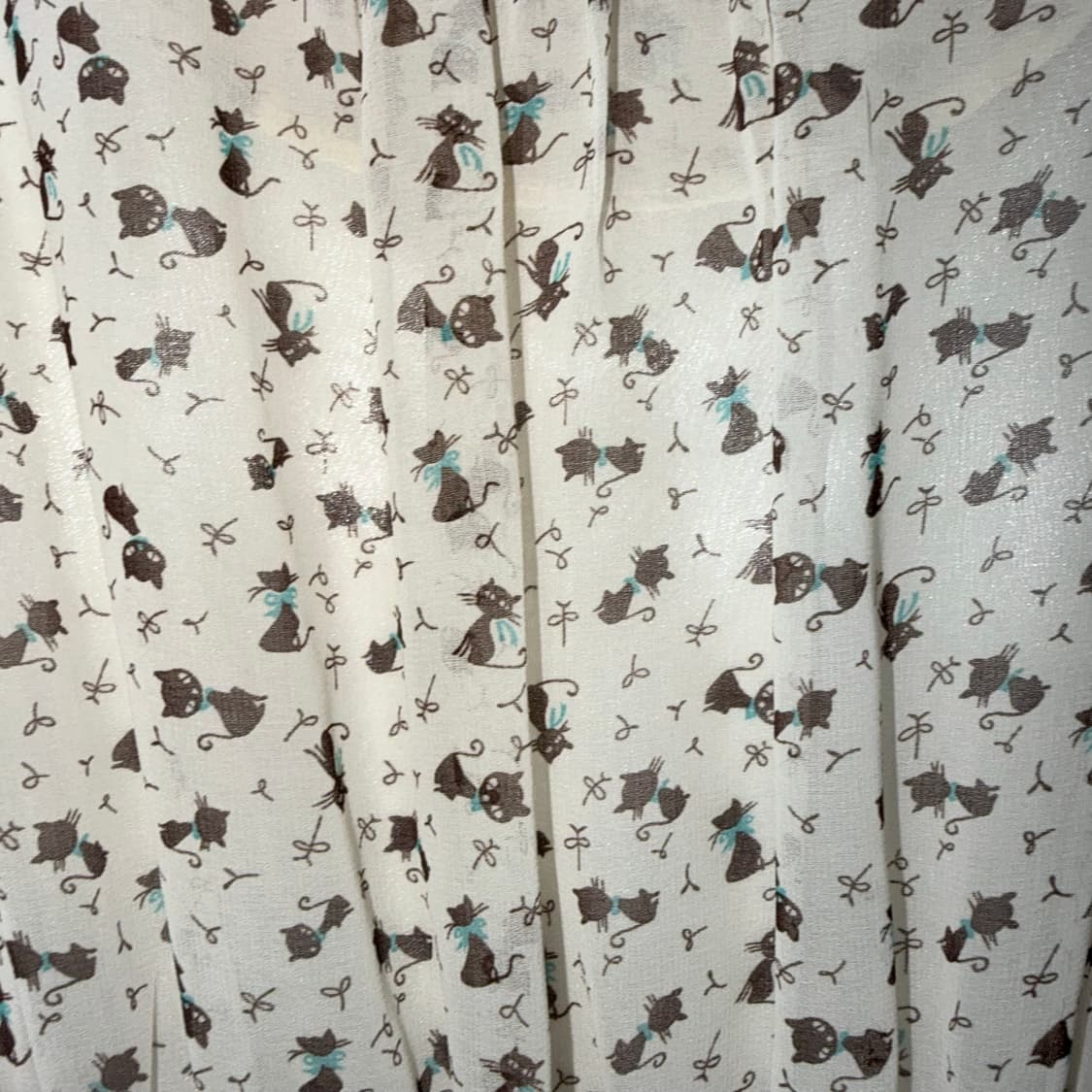 Cat pattern dress 상품이미지2