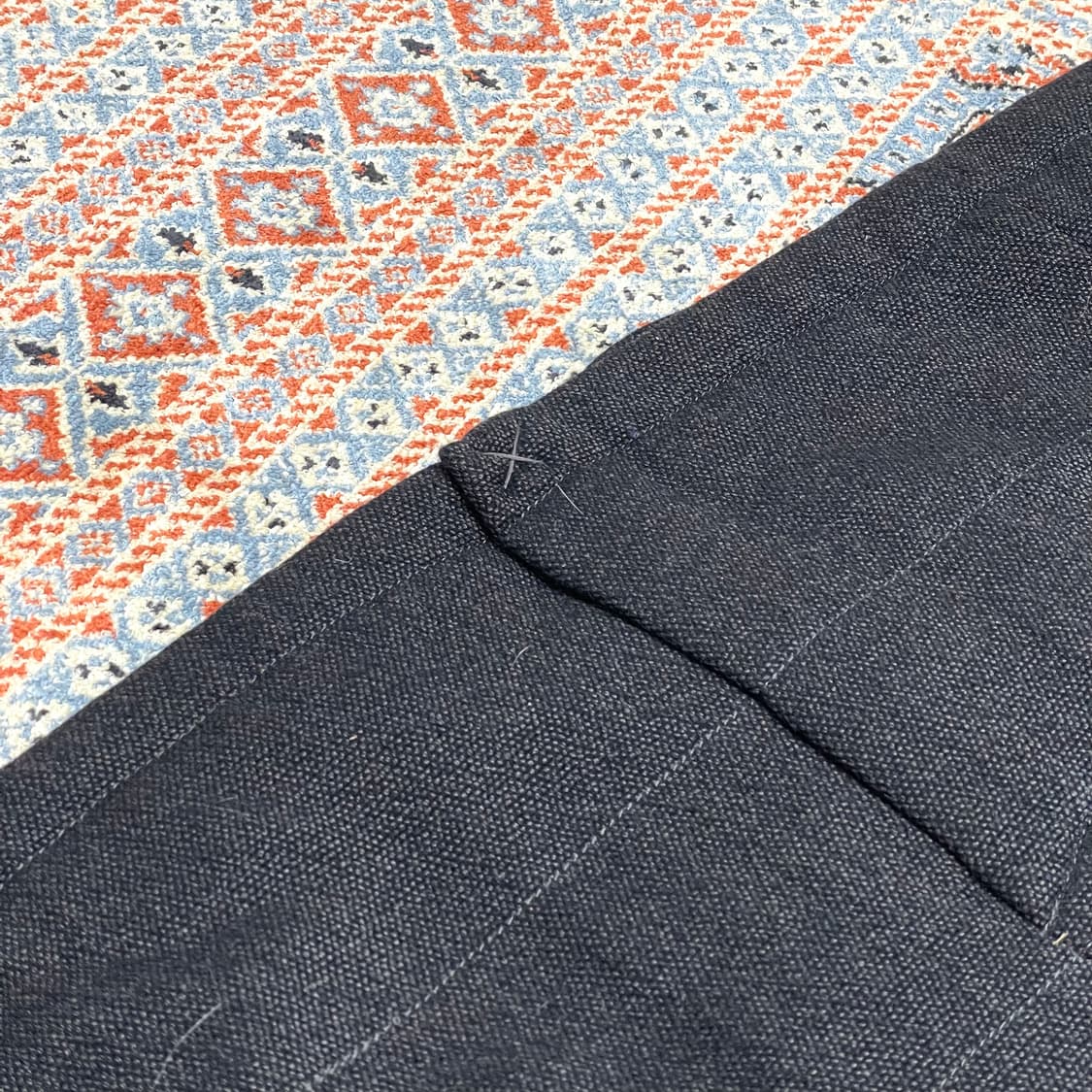 (택있음) 벌튼 브라운 정장 모직 점퍼 남성52 상품이미지8