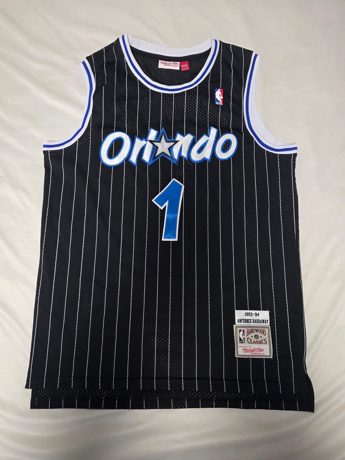 NBA농구 저지 미첼앤네스 올랜도매직 하더웨이 50(XLL) 가단60cm 상품이미지3
