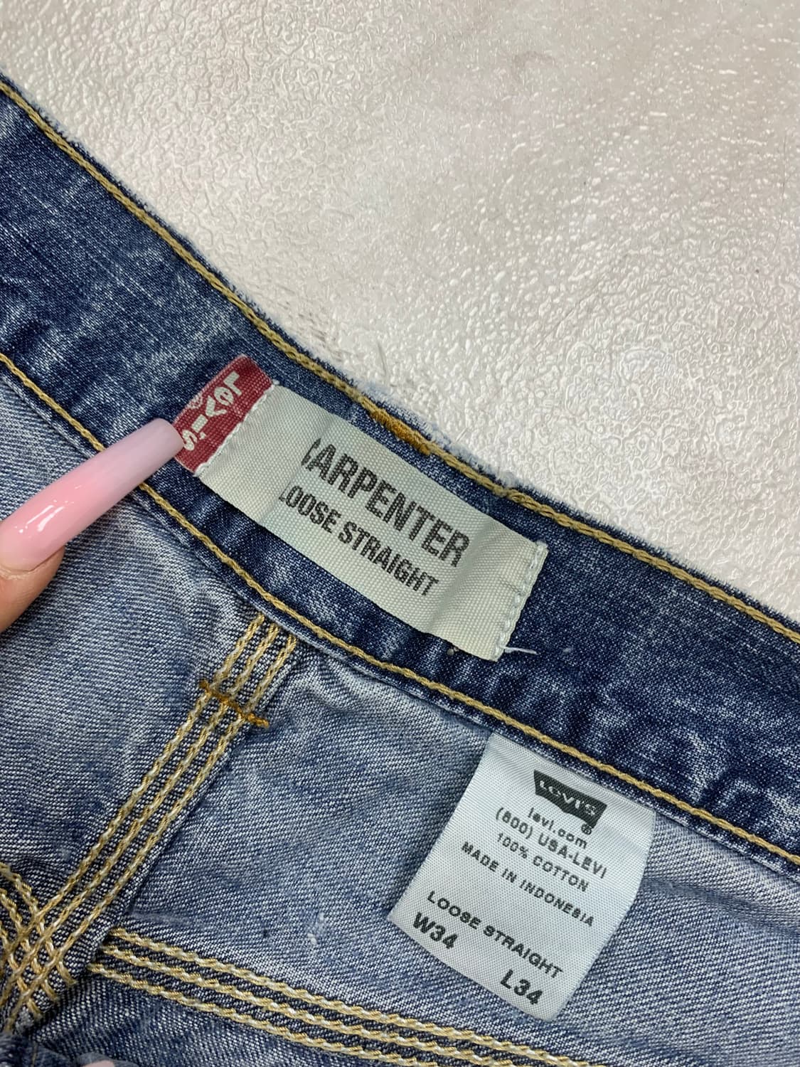 리바이스 페인트 디테일 카펜터 팬츠 #684 상품이미지4