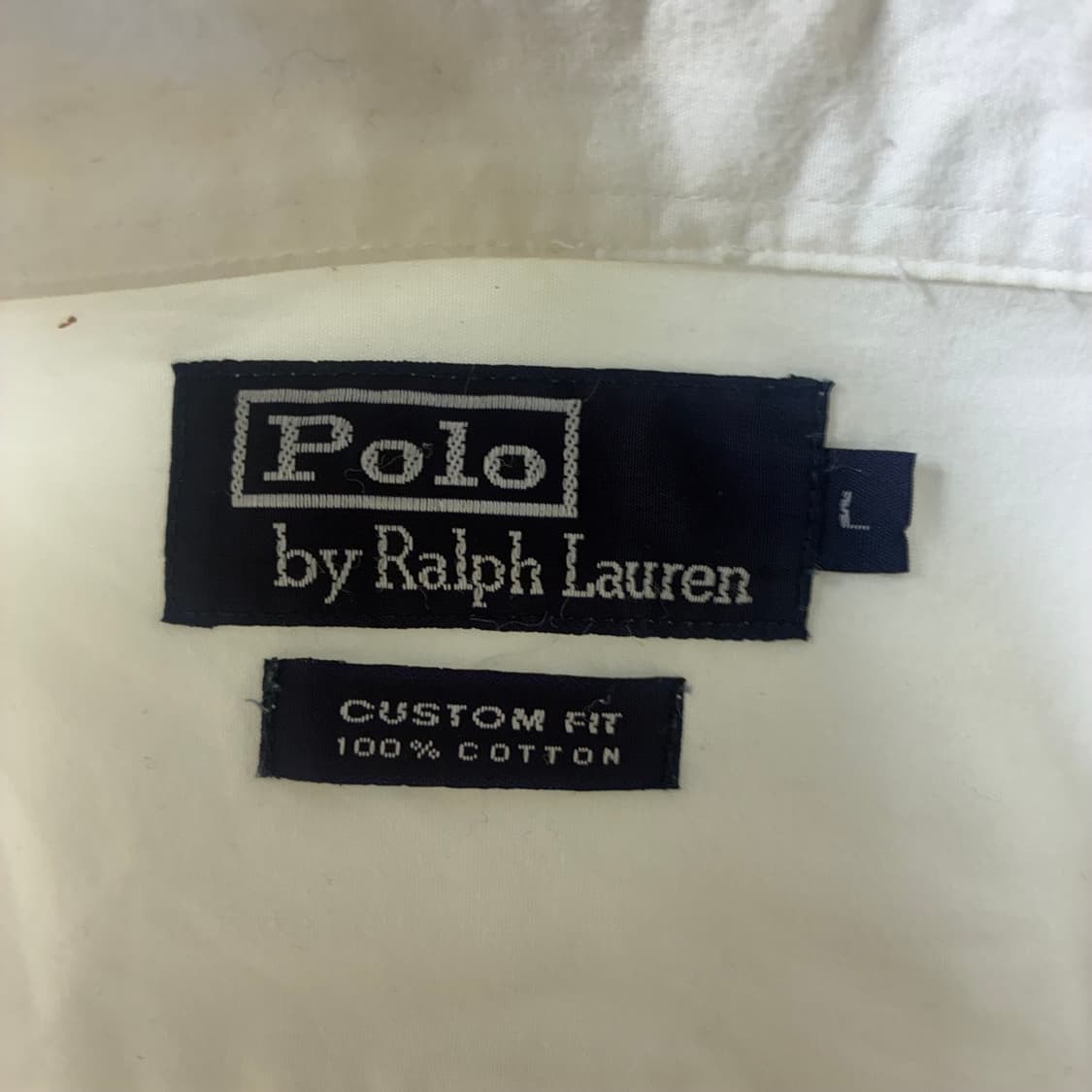 Polo  폴로 랄프로렌 자수 코튼 화이트 셔츠 상품이미지4