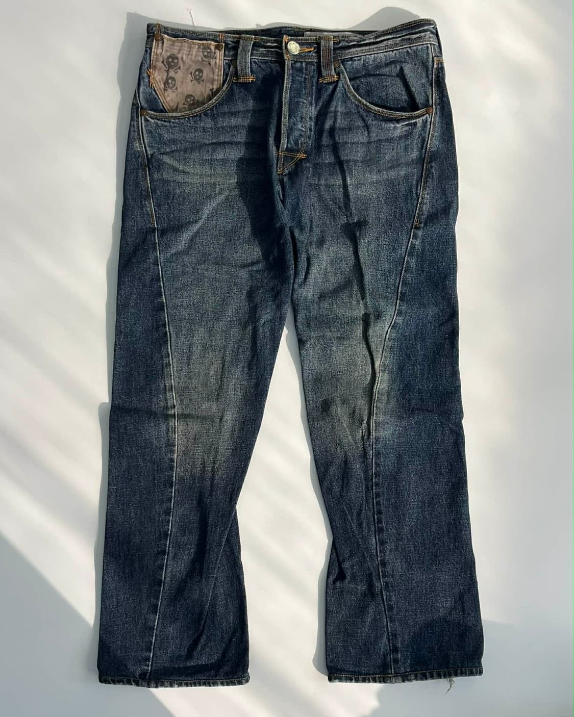 [34] 리바이스 스컬 해골 엔지니어드 플레어 진 부츠컷 데님 팬츠 상품이미지1