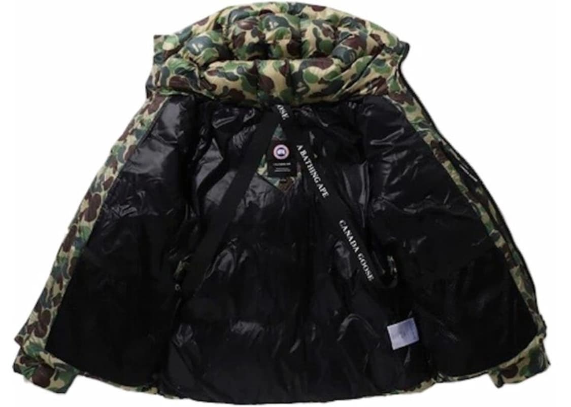 [s]캐나다 구스 x 베이프 크로프턴 푸퍼 그린 새제품 상품이미지4