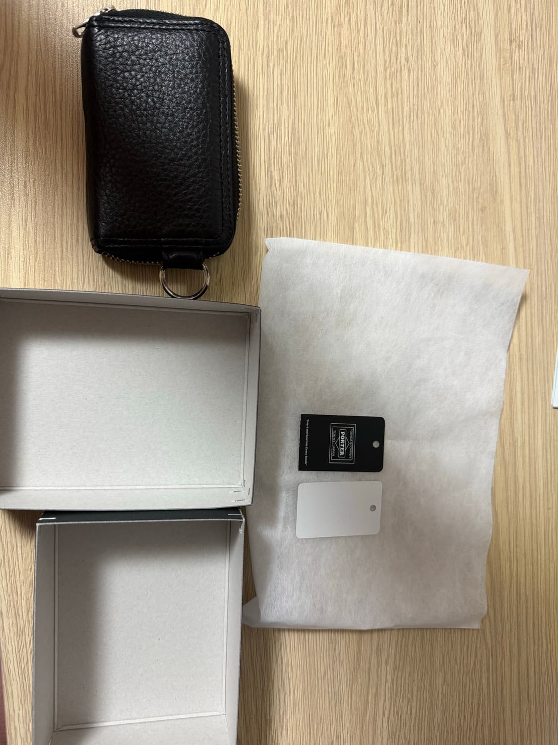 포터 캄 카드 코인 케이스 블랙 상품이미지6