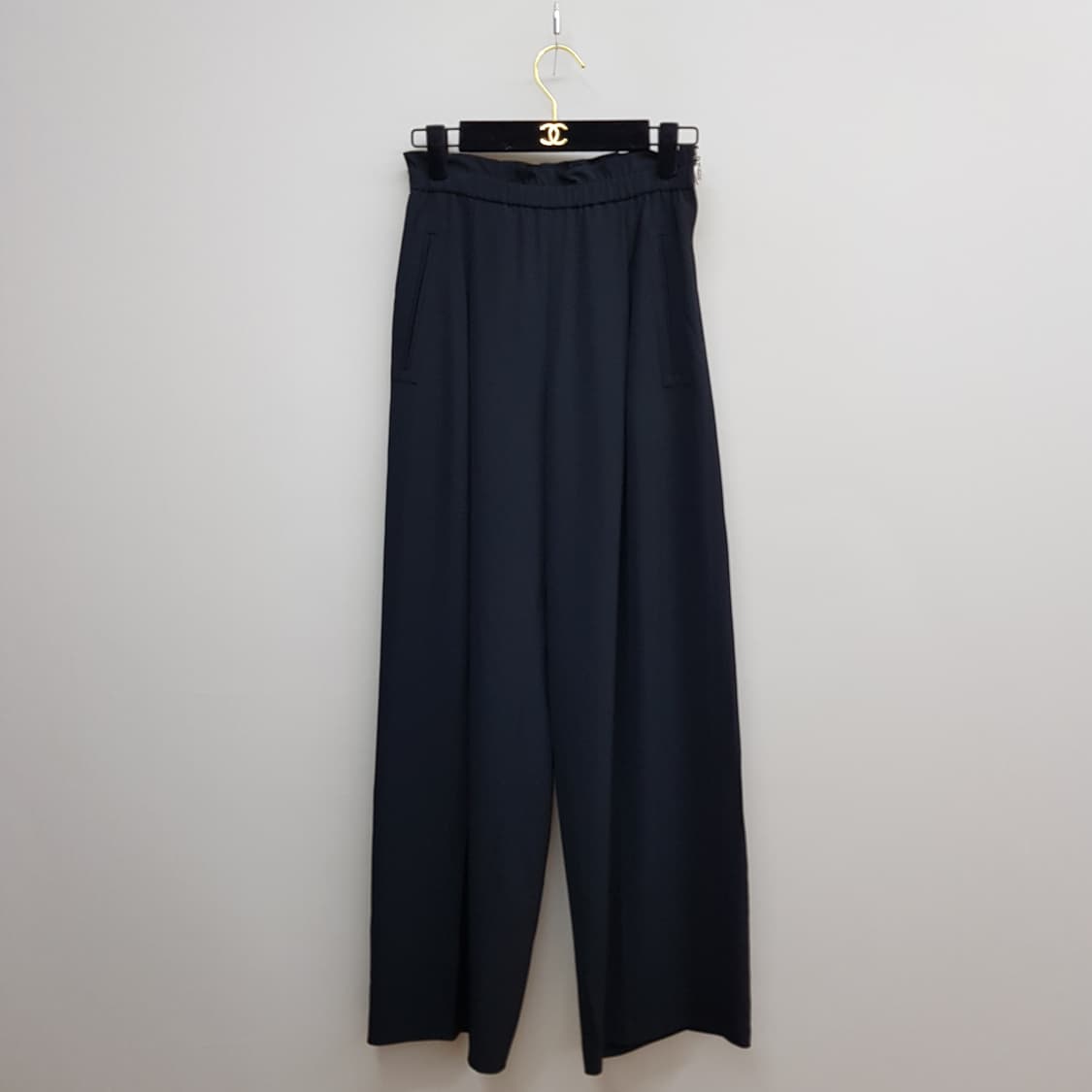 한섬 타임 2022 밴딩 와이드 팬츠 61-90사이즈 상품이미지1