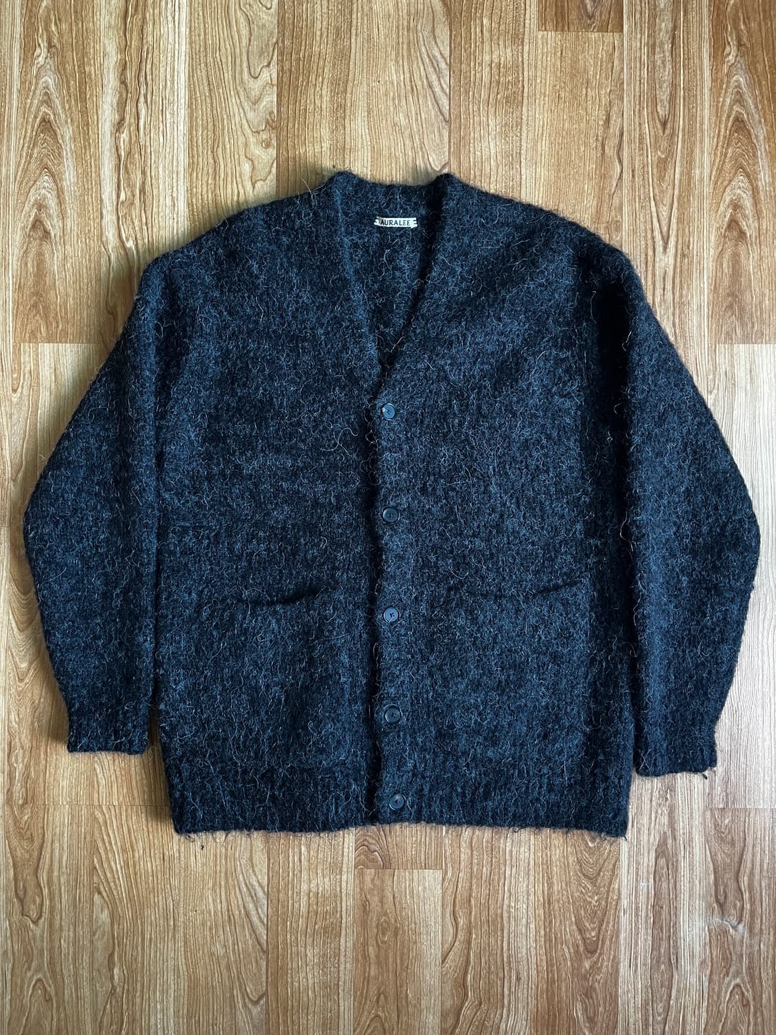 AURALEE  ALPACA WOOL KNIT CARDIGAN 상품이미지1