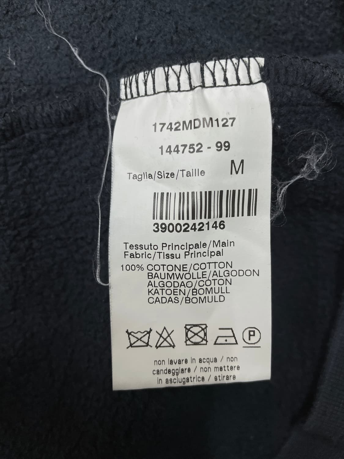 MSGM 페이스 그래픽 프린팅 블랙 맨투맨 상품이미지5