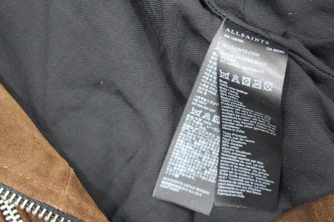 AllSaints 올세인츠 카우레더 스웨이드 바이커 자켓 상품이미지4