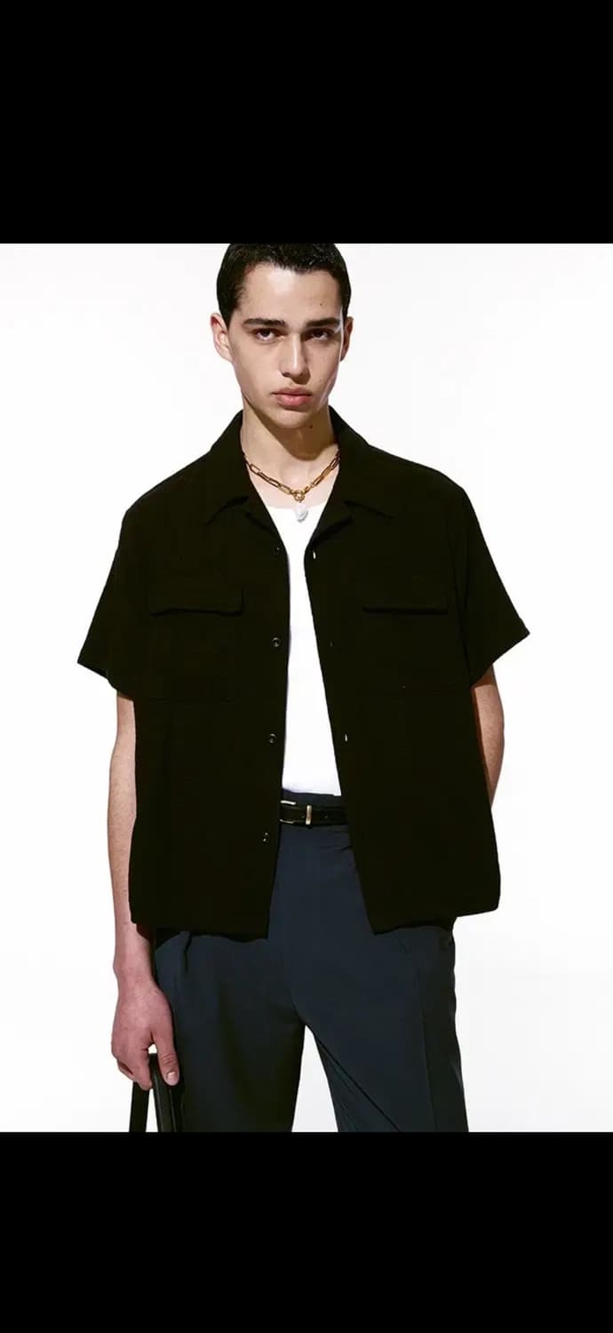 (XL) 남성용 토니웩 Linen Rayon Tweed Shirt 상품이미지1