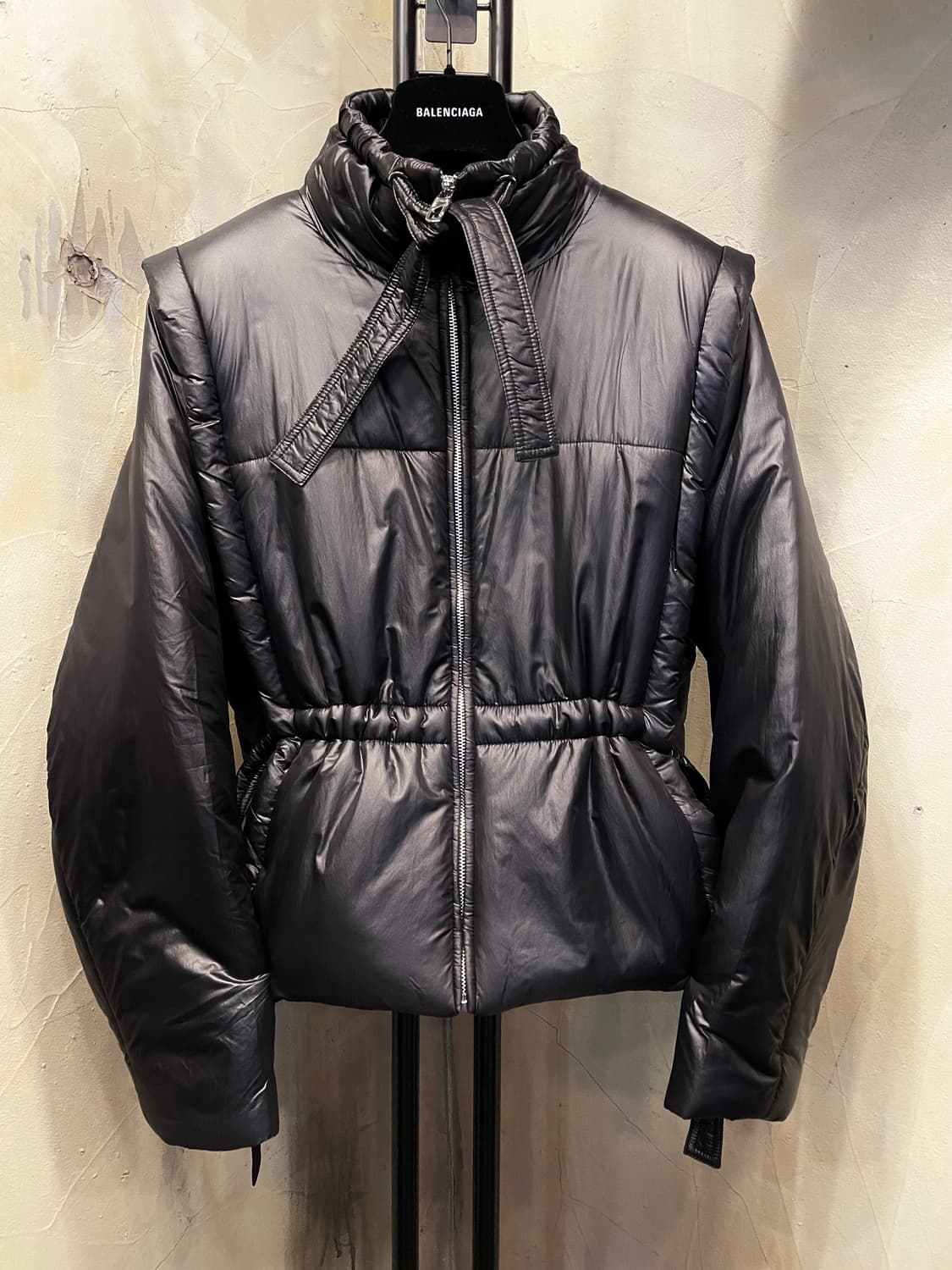 Ganni 백로고 퀼티즈 자수 하이넥 패딩 상품이미지3