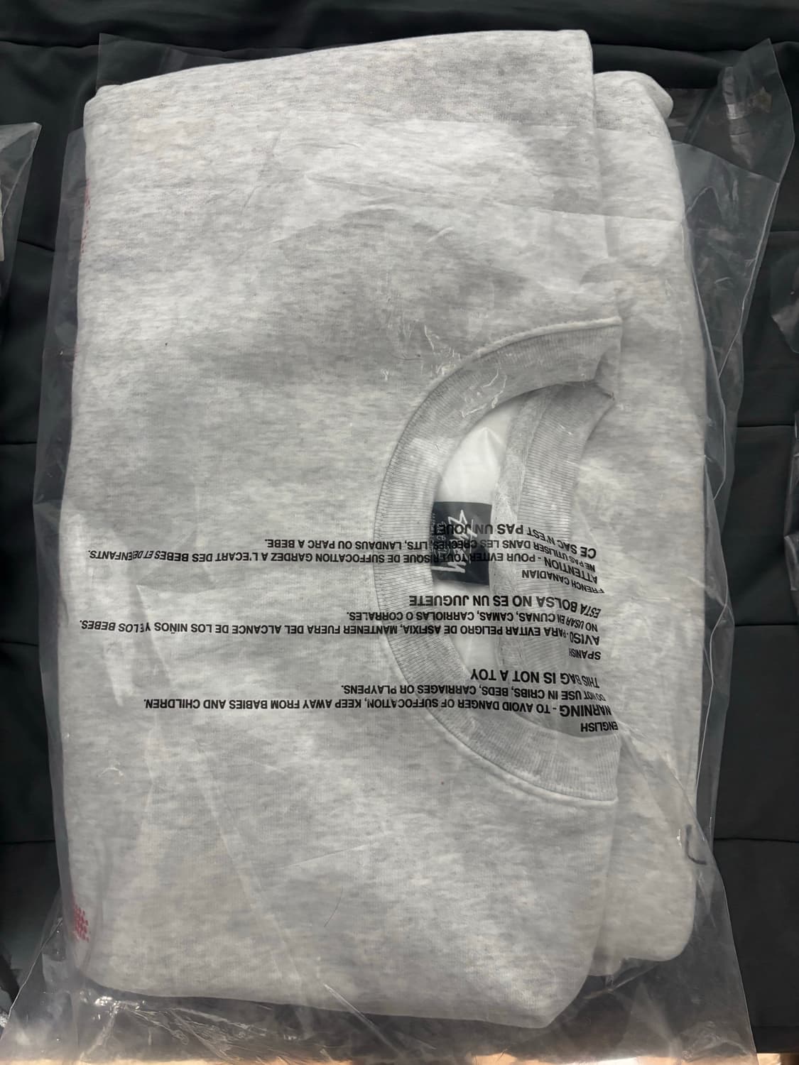 [XL] [새상품] 스투시 애쉬그레이 맨투맨 상품이미지4