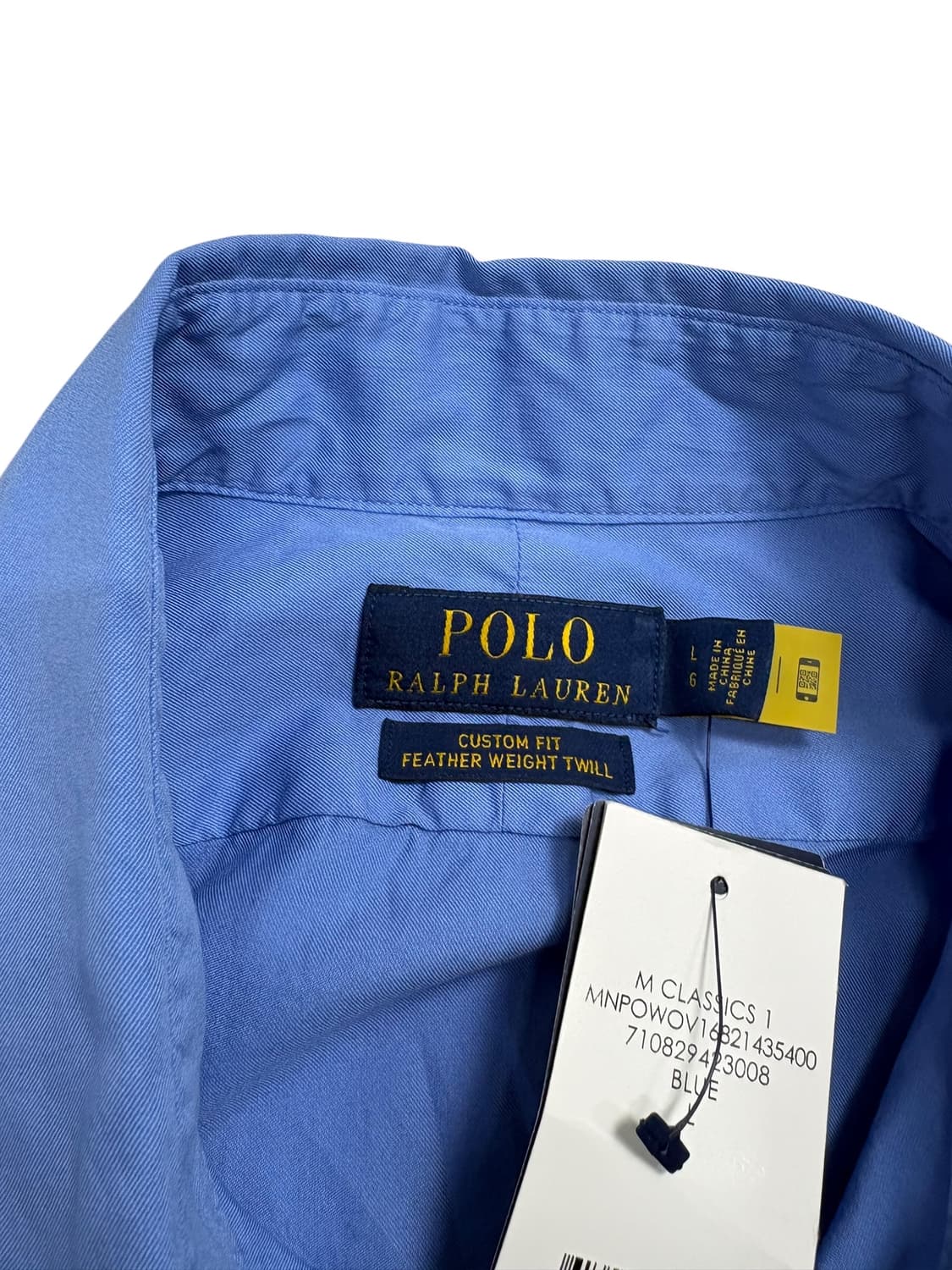폴로 랄프로렌 커스텀핏 셔츠 블루 상품이미지5