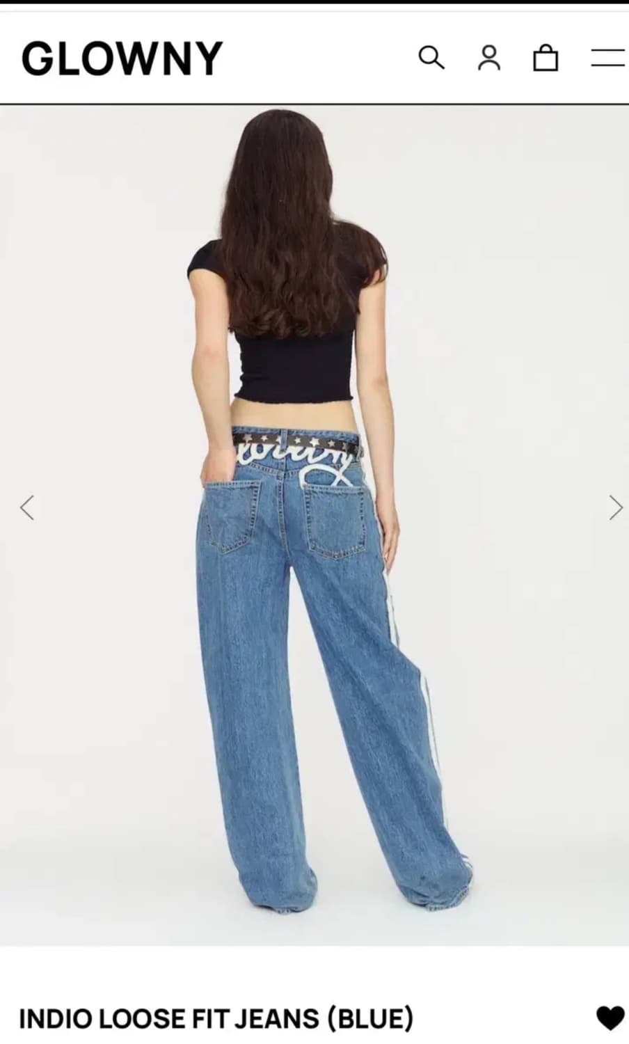 글로니 glowny indio loose fit jeans 상품이미지2