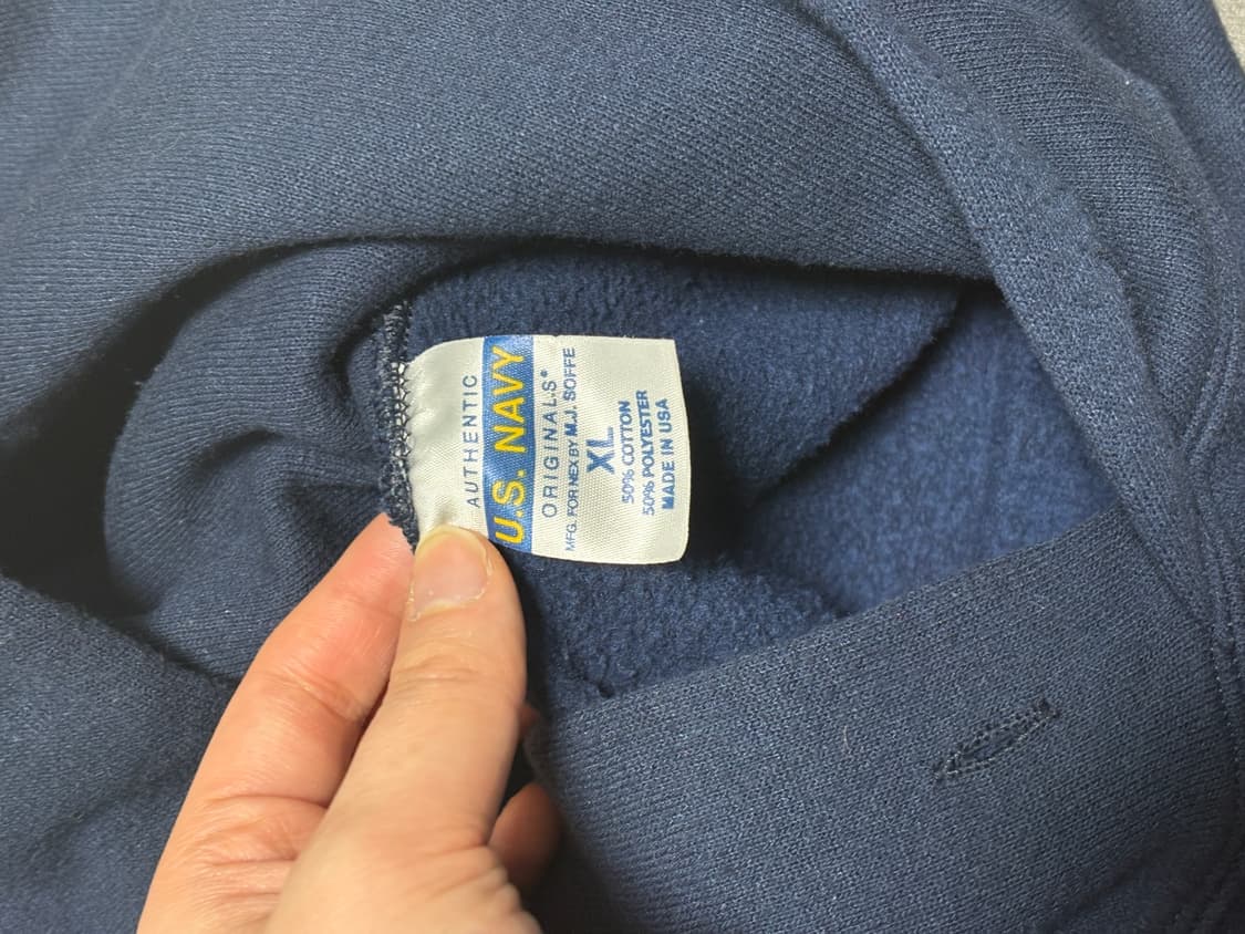 🇺🇸 90s Navy Military  후드 상품이미지4