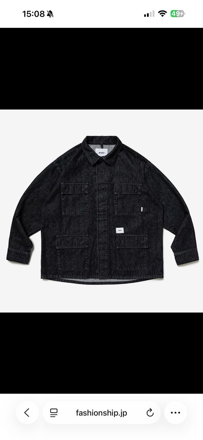 WTAPS JMOD 코튼 데님 자켓 03(L) 상품이미지1