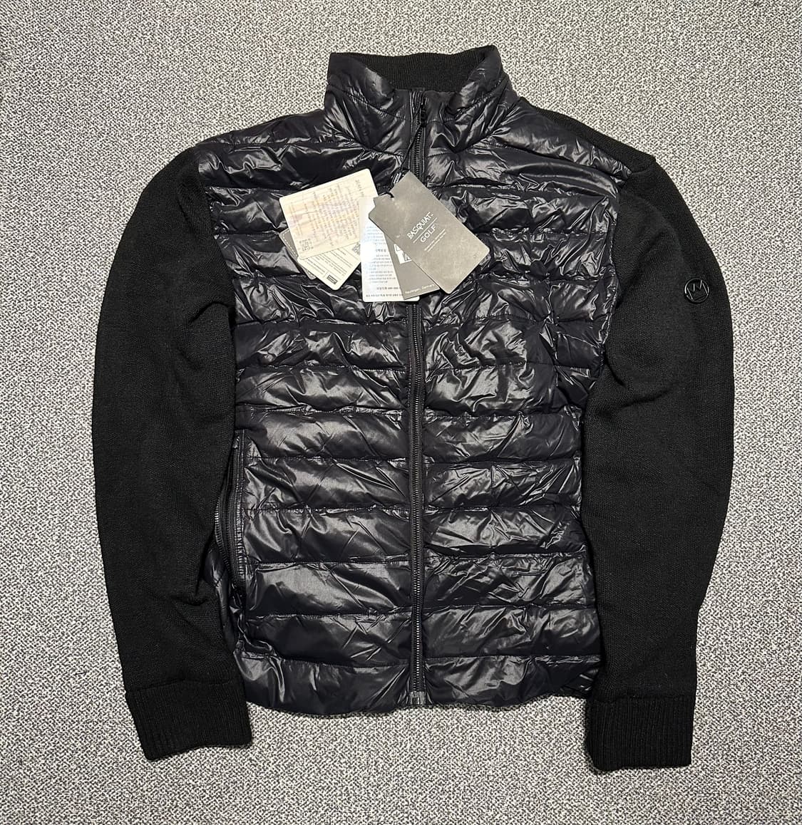 (새상품) Jean Michel Basquiat 구스다운 니트집업 105 상품이미지1