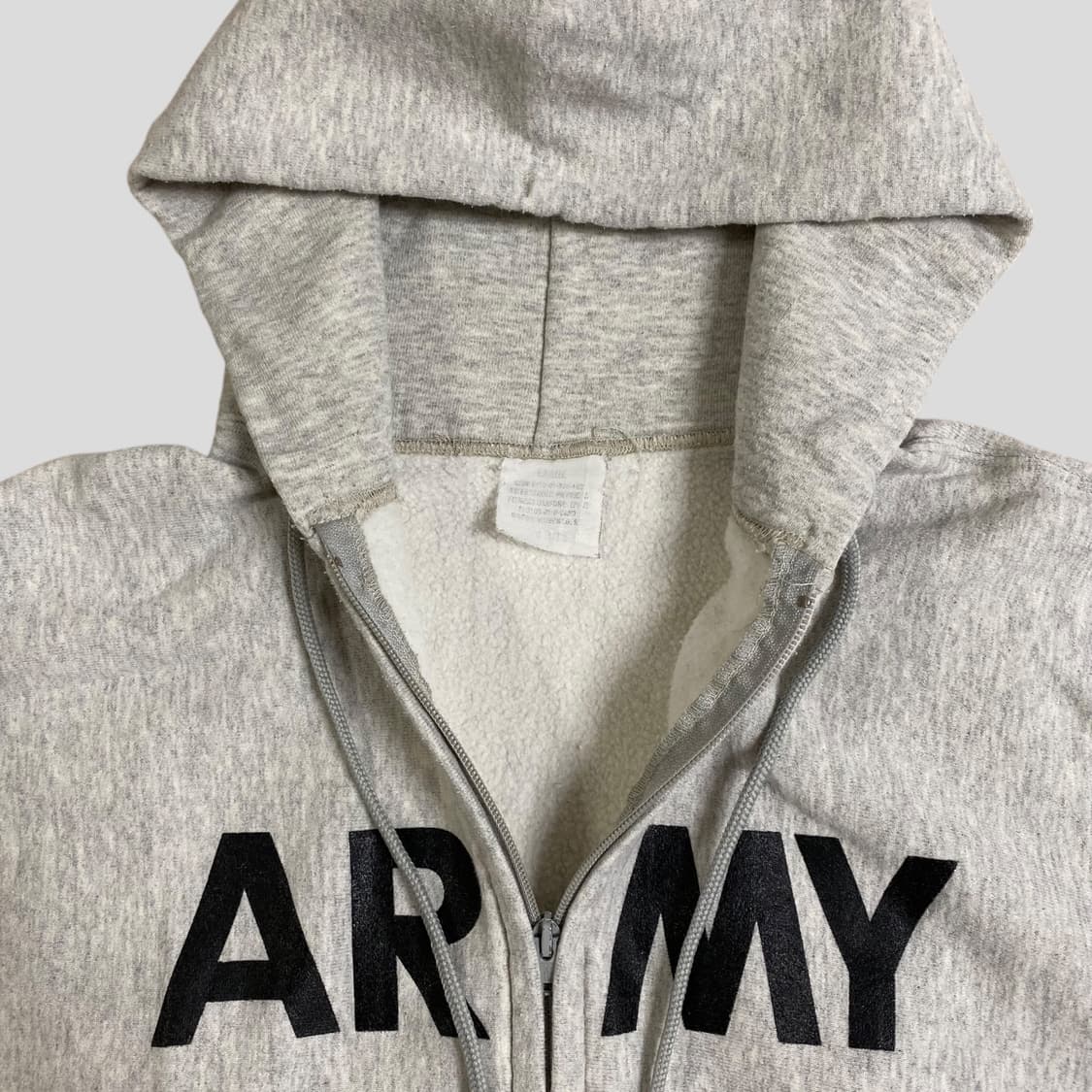 (L)미군 ARMY 스웨트 후드집업 상품이미지3