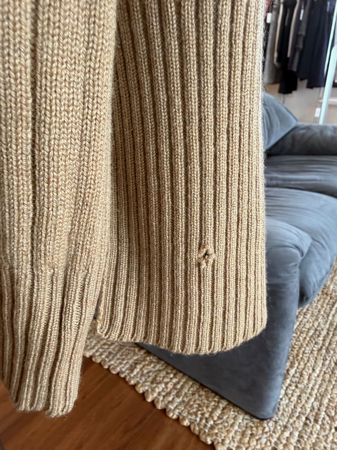 샤넬 87FW 캐시미어 가디건 상품이미지7