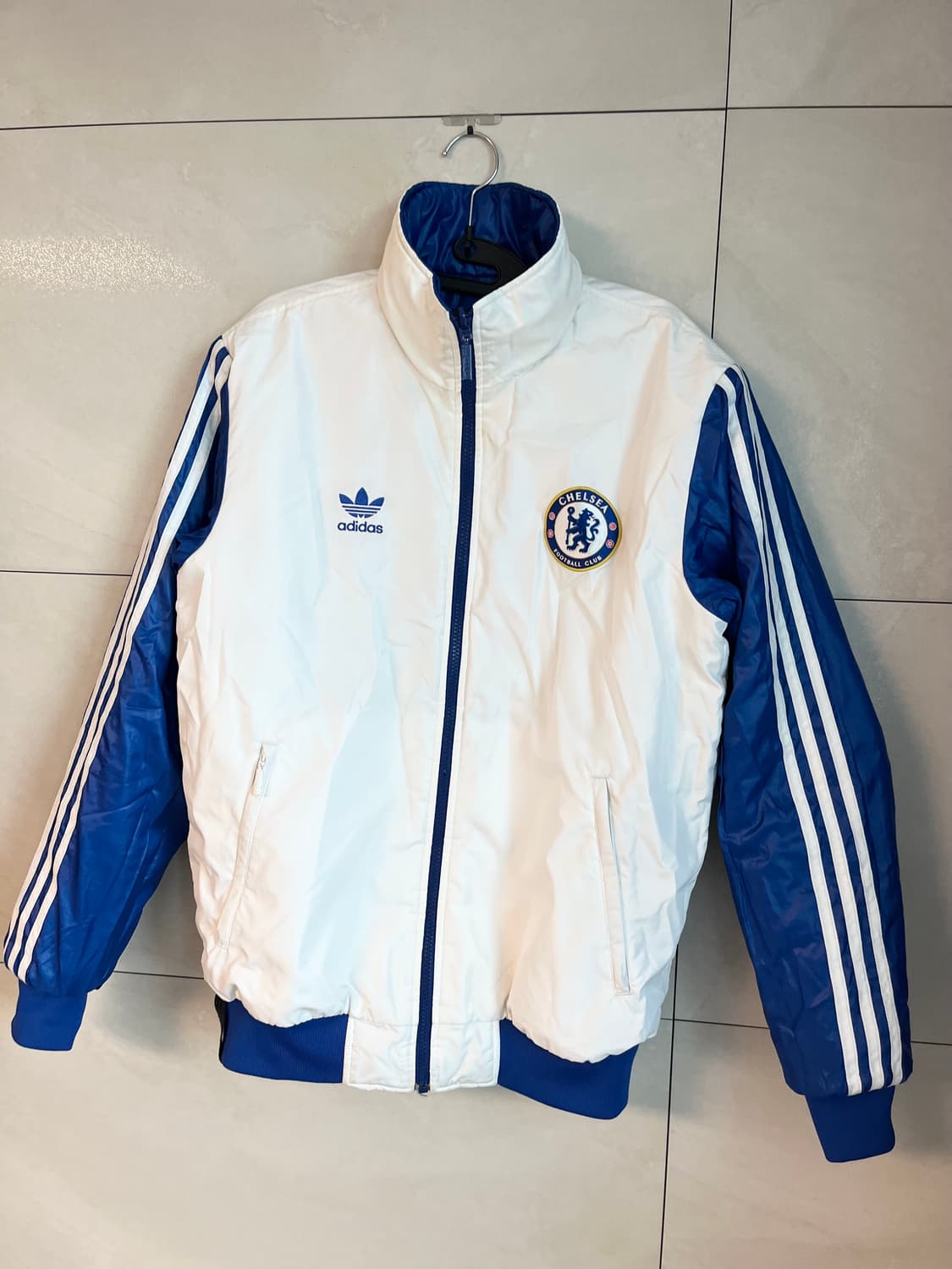 아디다스 첼시FC  흰,파 리버시블 자켓 [100]  상품이미지3