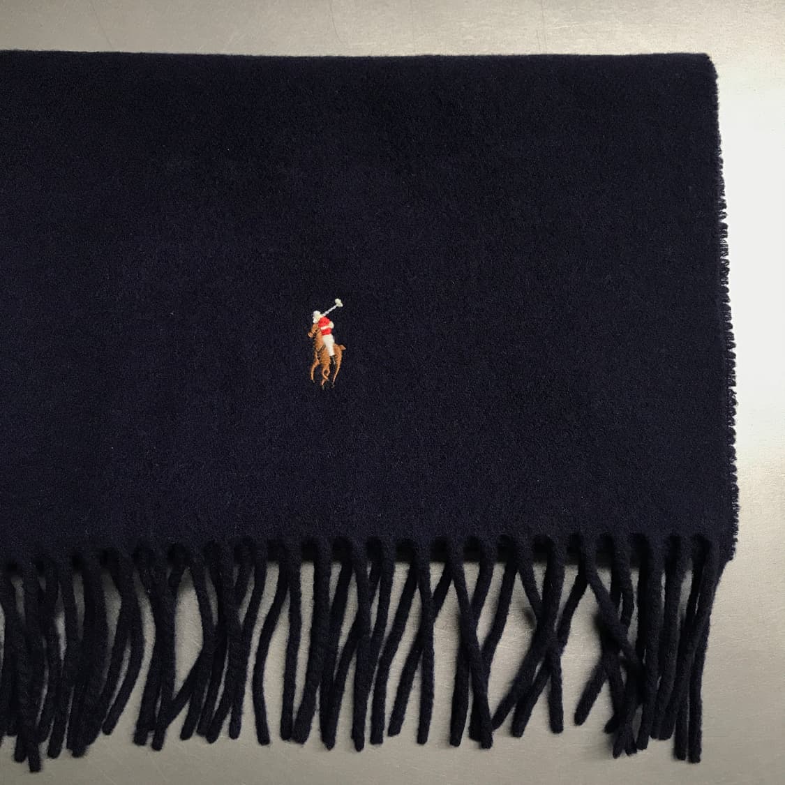 폴로 랄프로렌 머플러 네이비 상품이미지3