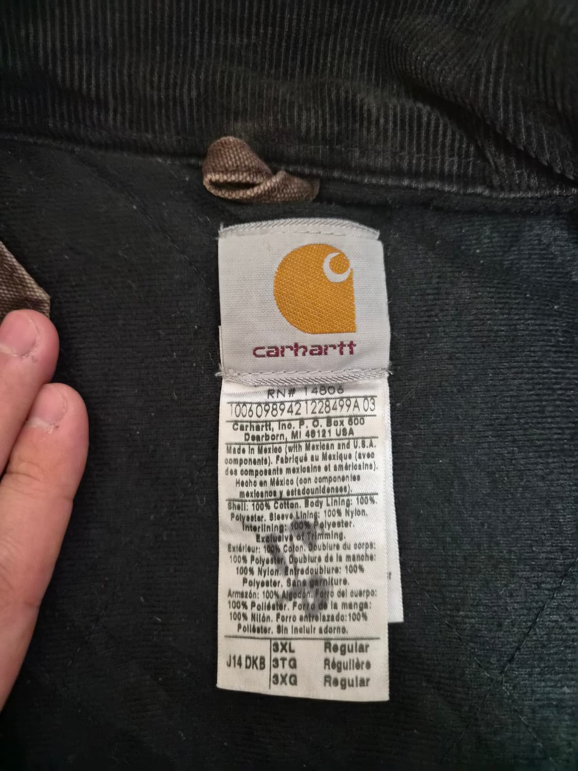 칼하트 j14 싼타페 자켓 dkb 디트로이트 상품이미지4
