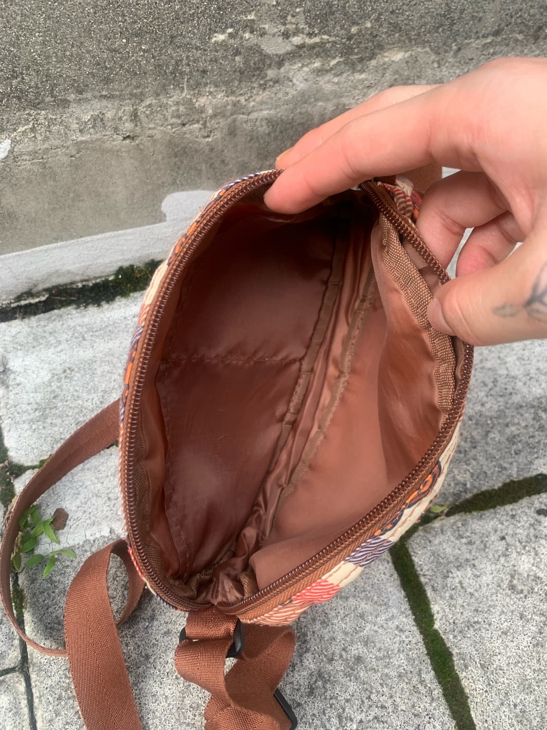(빈티지)Bape 베이프 베이비 마일로 체크 숄더 크로스백 상품이미지5