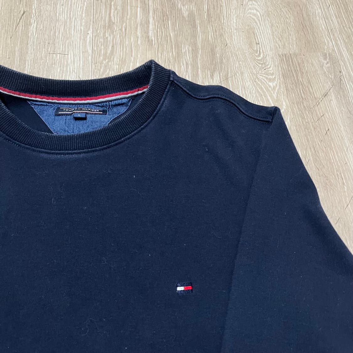 타미힐피거 Tommy Hilfiger 자수 로고 맨투맨 L(100) 상품이미지2