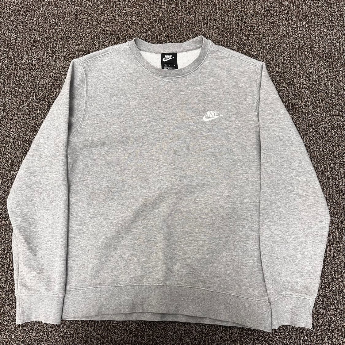 NIKE 나이키 기모 맨투맨 그레이 M 상품이미지1